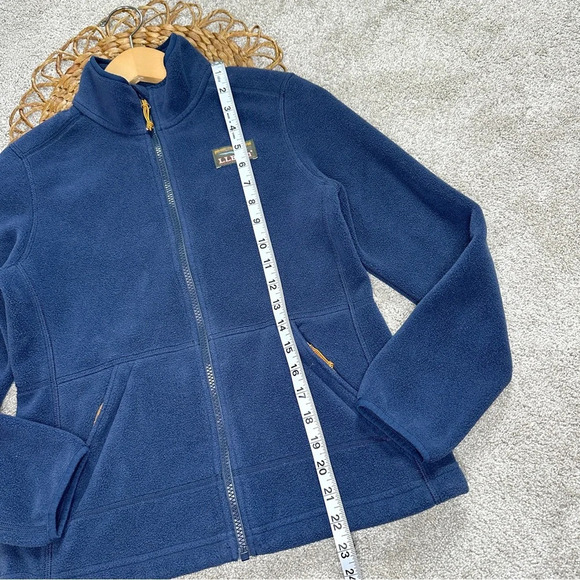 L.L.Bean Women's Mountain Classic Fleece Jacket Nautical Navy Size PXXS - Picture 15 of 16